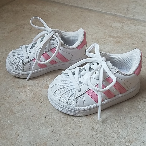 toddler adidas superstar pink